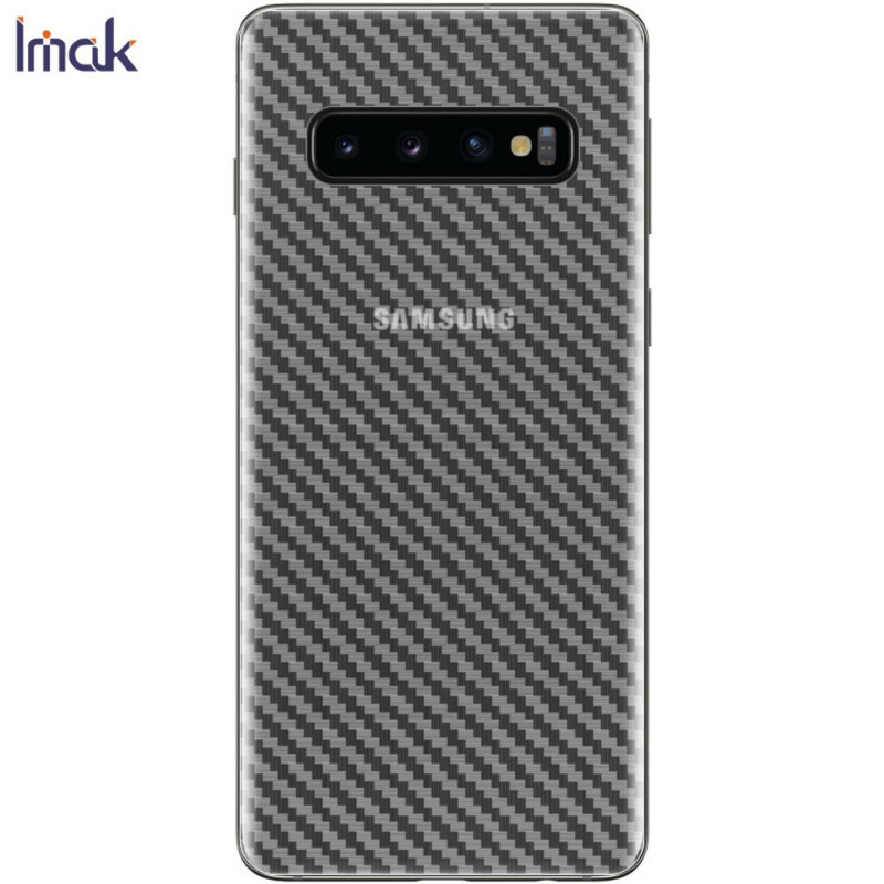Pellicola protettiva posteriore per Samsung Galaxy S10 in stile carbonio IMAK