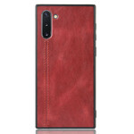 Samsung Galaxy Note 10 Cover in pelle con cuciture a effetto