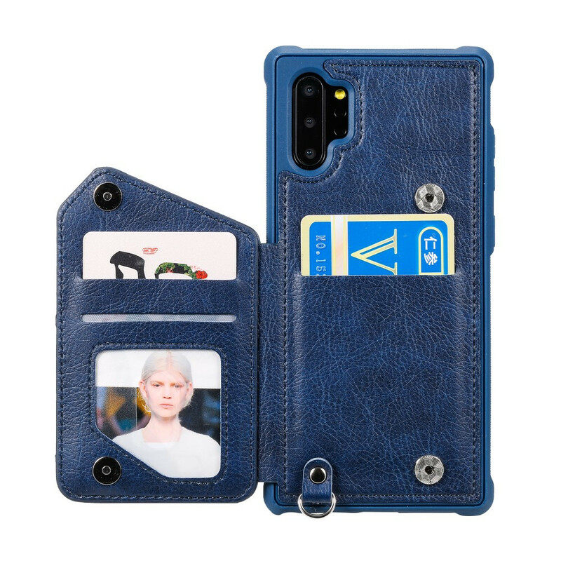 Custodia con zip a portafoglio per Samsung Galaxy Note 10 Plus