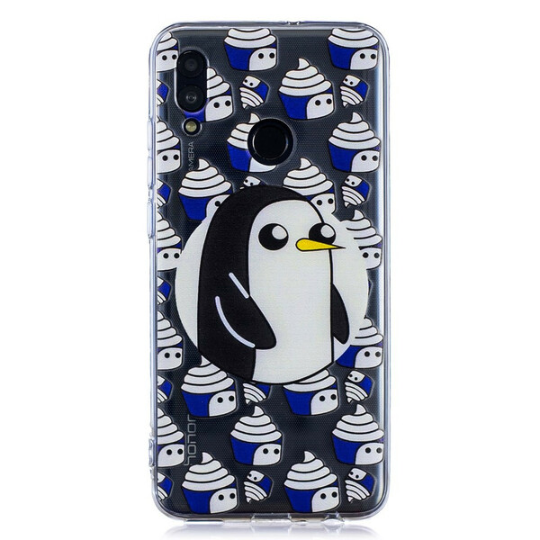 Huawei P Smart 2019 Custodia trasparente per pinguini