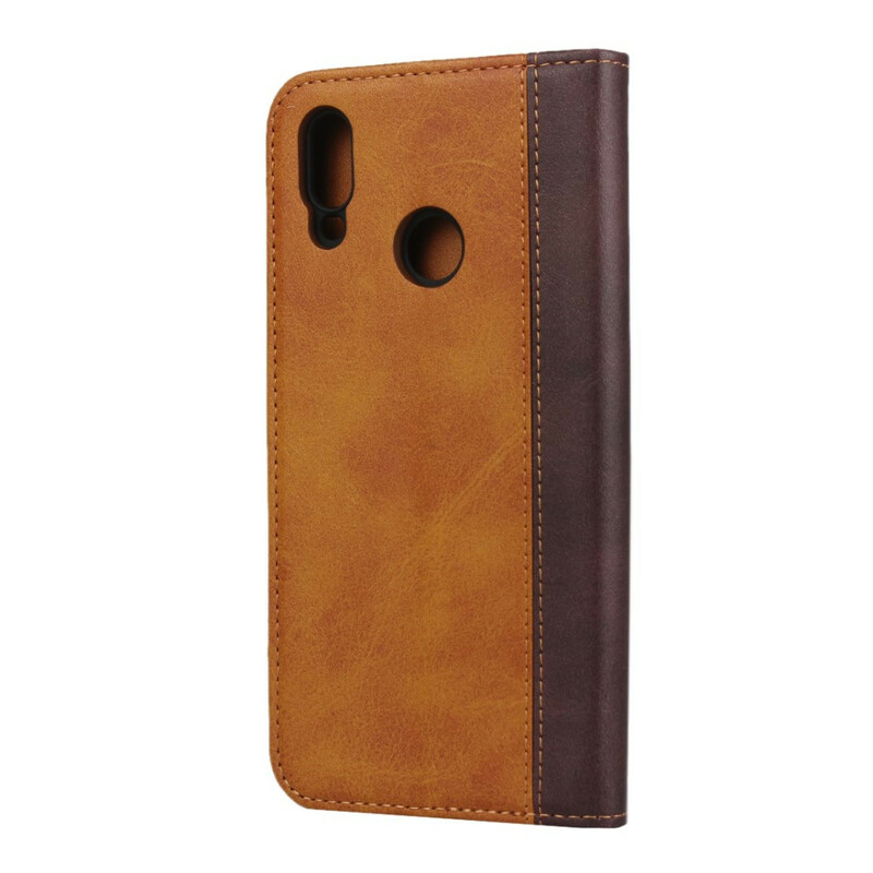 Flip Cover Huawei P Smart 2019 effetto pelle