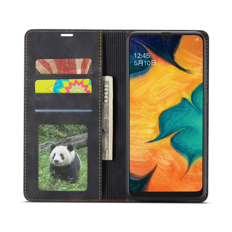 Flip Cover Samsung Galaxy A20e Effetto Pelle FORWENW Flip Cover Samsung Galaxy A20e Effetto Pelle FORWENW