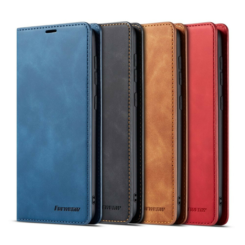 Flip Cover Samsung Galaxy A20e Effetto Pelle FORWENW Flip Cover Samsung Galaxy A20e Effetto Pelle FORWENW