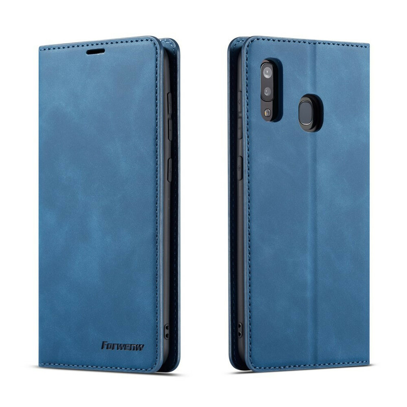 Flip Cover Samsung Galaxy A20e Effetto Pelle FORWENW