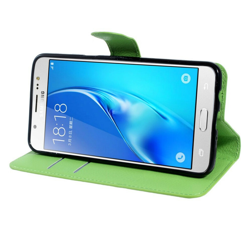 Samsung Galaxy J5 2016 Custodia in similpelle Lychee
