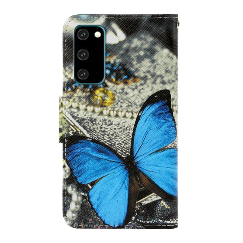 Samsung Galaxy S20 Custodia Variations Butterfly Strap