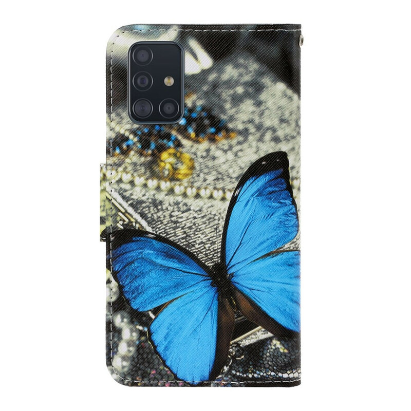 Samsung Galaxy A71 Custodia Variations Butterfly Strap
