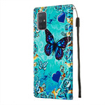 Custodia Samsung Galaxy A71 Gold Butterfly