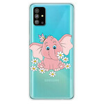 Samsung Galaxy S20 Custodia trasparente Elephant Pink