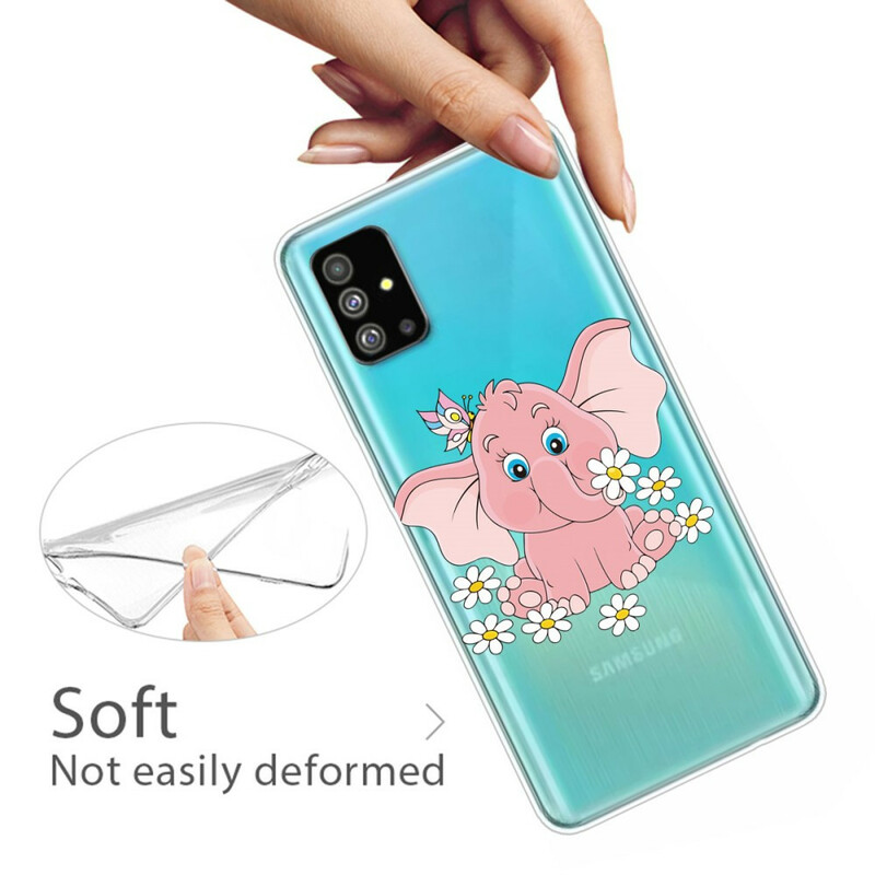 Samsung Galaxy S20 Custodia trasparente Elephant Pink