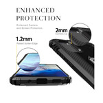 Anello e cover in fibra di carbonio per Samsung Galaxy S20