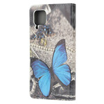 Custodia Huawei P40 Lite Butterfly Blue