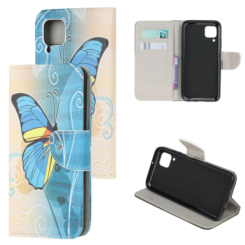 Custodia Huawei P40 Lite Butterfly Royal