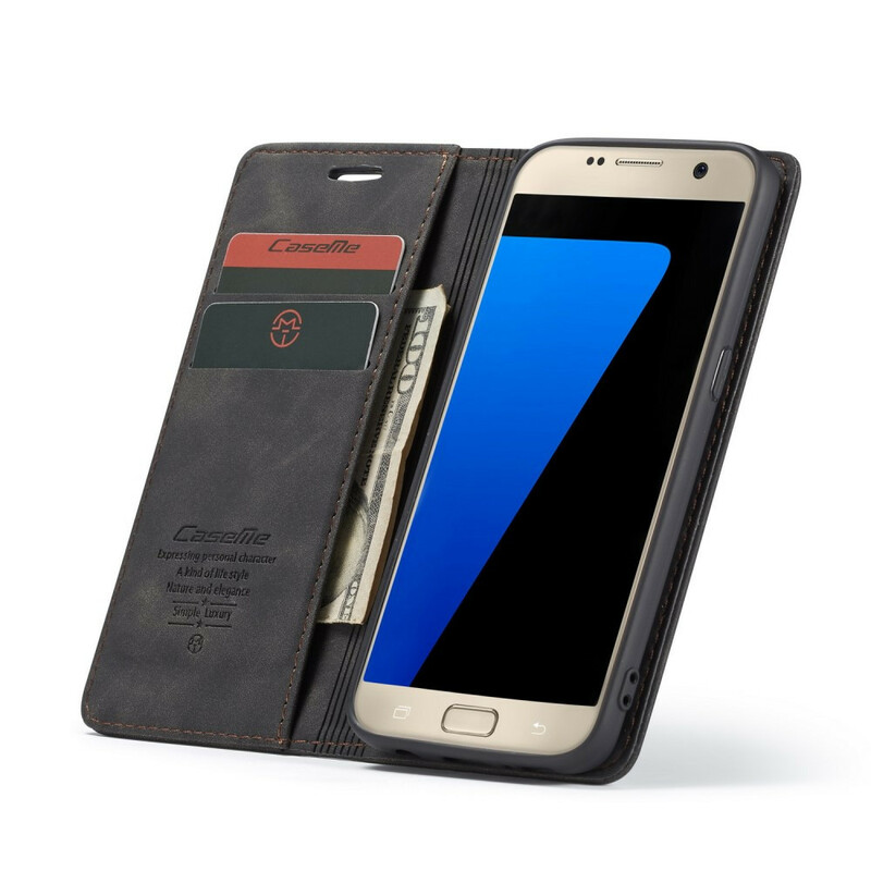 Flip Cover Samsung Galaxy S7 CASEME similpelle