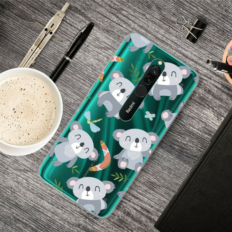 Custodia Xiaomi Redmi 8 Cute Koalas