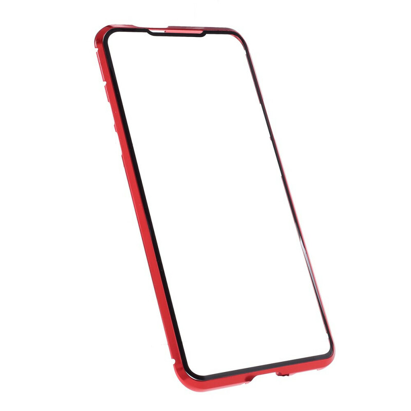 Custodia OnePlus 7T Pro in metallo e vetro temperato
