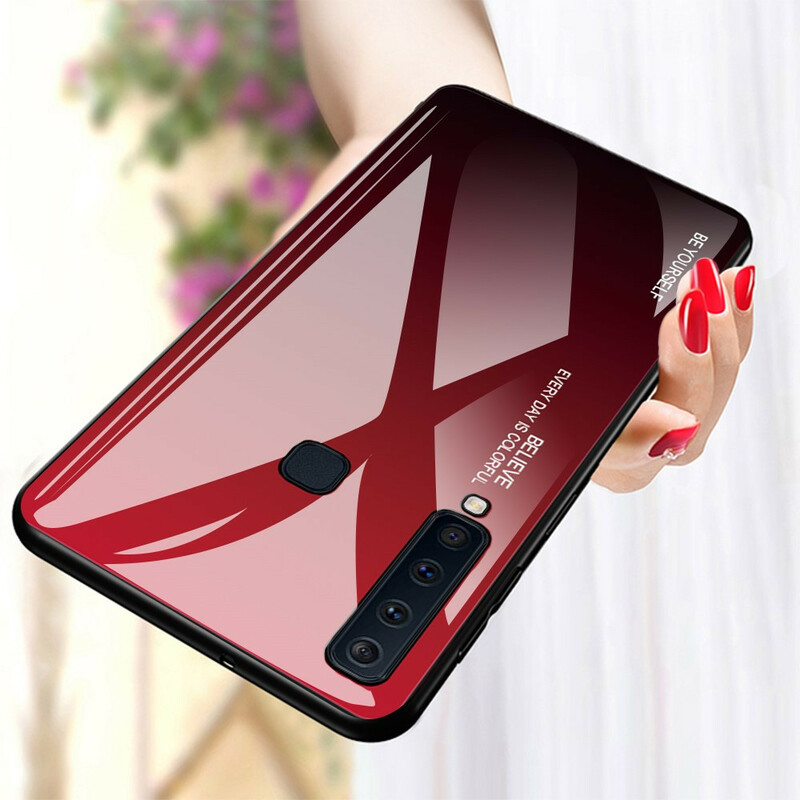 Samsung Galaxy A9 Custodia in vetro temperato Sii te stesso Samsung Galaxy A9 Custodia in vetro temperato Sii te stesso