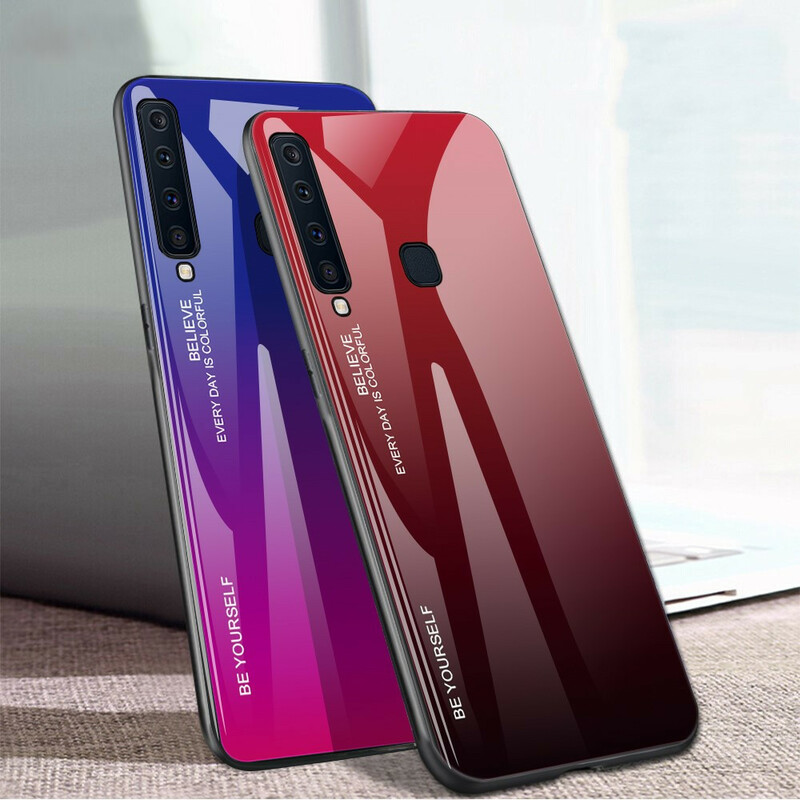 Samsung Galaxy A9 Custodia in vetro temperato Sii te stesso Samsung Galaxy A9 Custodia in vetro temperato Sii te stesso