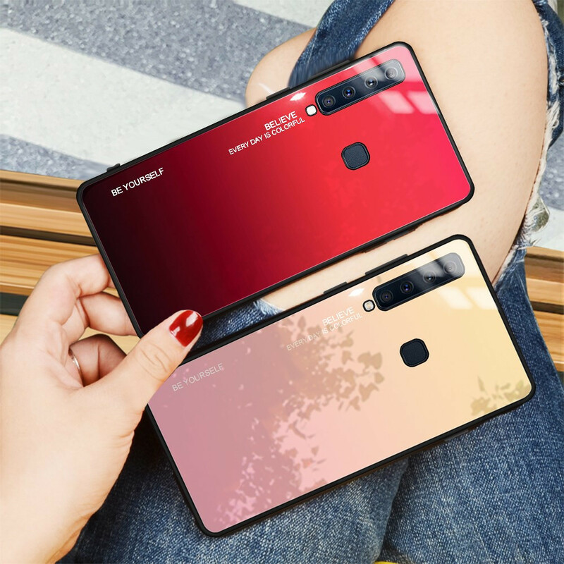 Samsung Galaxy A9 Custodia in vetro temperato Sii te stesso Samsung Galaxy A9 Custodia in vetro temperato Sii te stesso
