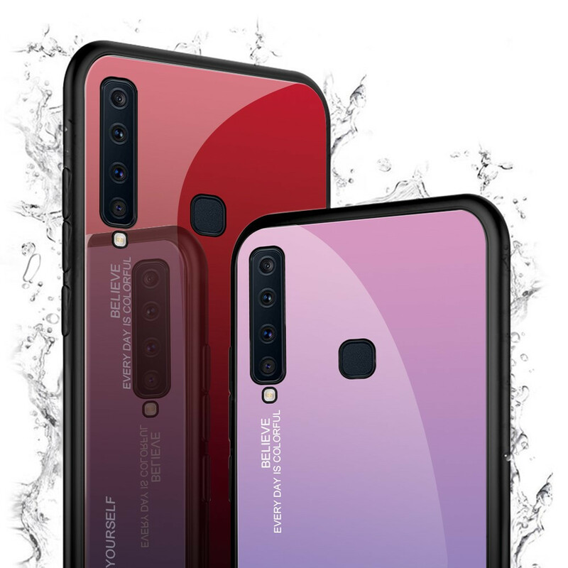 Samsung Galaxy A9 Custodia in vetro temperato Sii te stesso Samsung Galaxy A9 Custodia in vetro temperato Sii te stesso