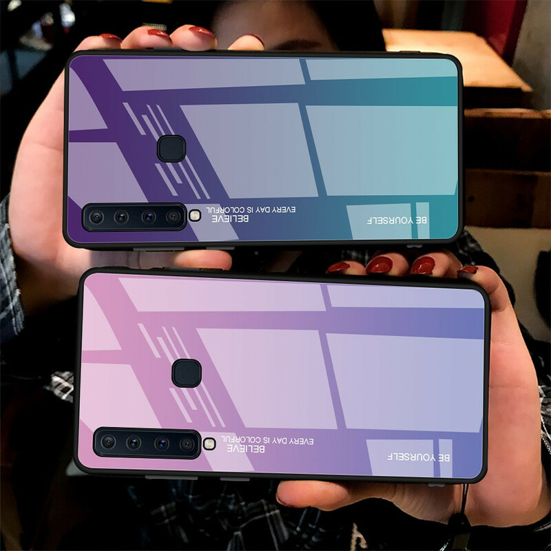 Samsung Galaxy A9 Custodia in vetro temperato Sii te stesso