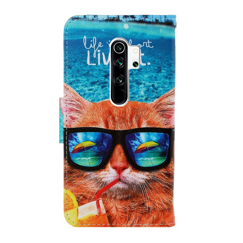 Xiaomi Redmi Note 8 Pro Cat Live It Custodia a strappo