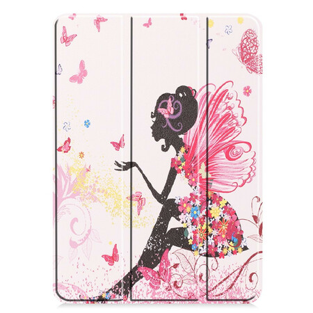 Custodia smart per iPad 11" (2020) similpelle Floral Fairy