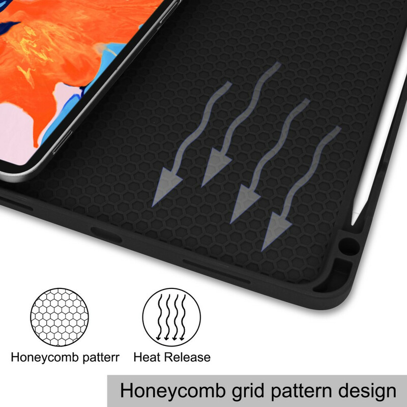 Custodia smart per iPad Pro 12,9" (2020) Texture Jeans