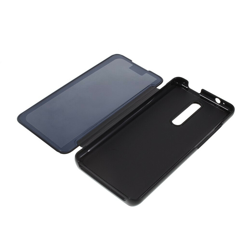 Flip Cover Xiaomi Mi 9T / Mi 9T Pro effetto specchio e pelle