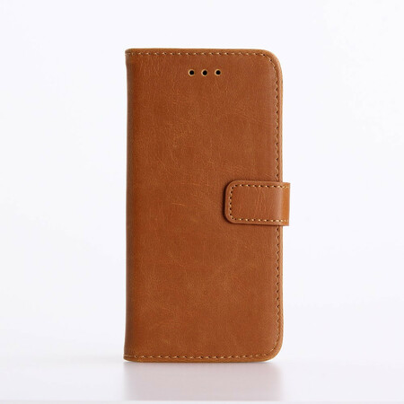 Cover per iPhone SE 2 / 8 / 7 Retro effetto pelle