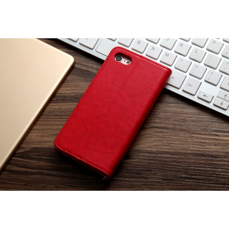 Flip Cover iPhone SE 2 / 8 / 7 Effetto Pelle Multi-Card CMAI2
