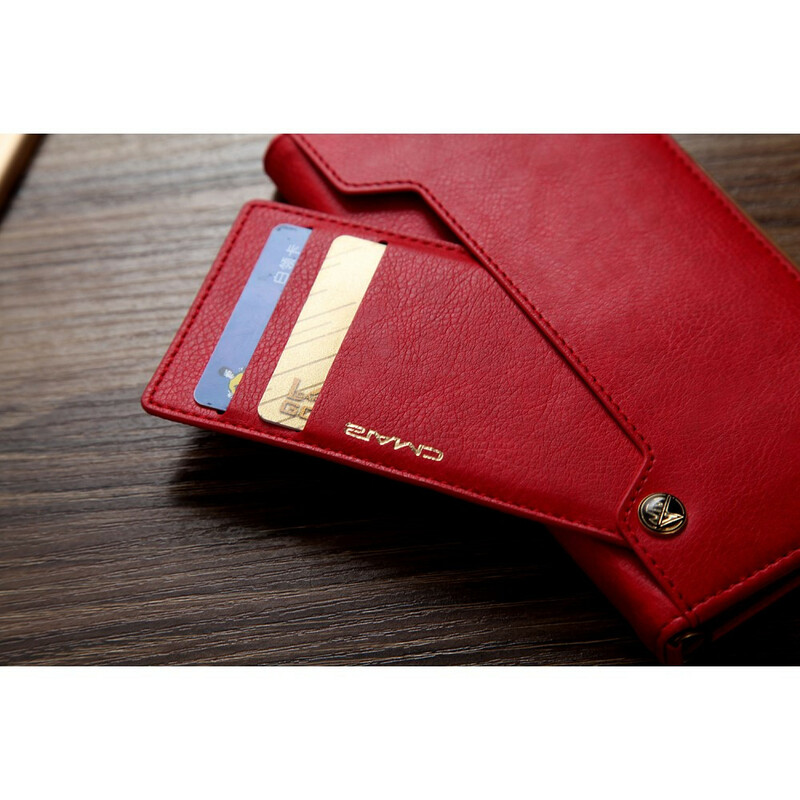 Flip Cover iPhone SE 2 / 8 / 7 effetto pelle multi-card CMAI2