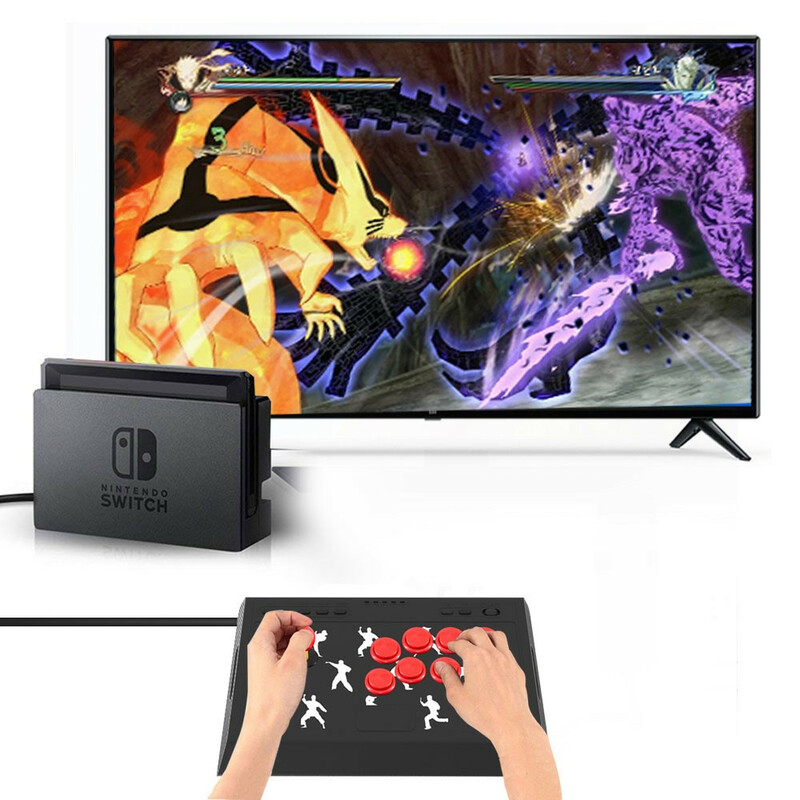 Console con joystick in stile arcade per Nintendo Switch