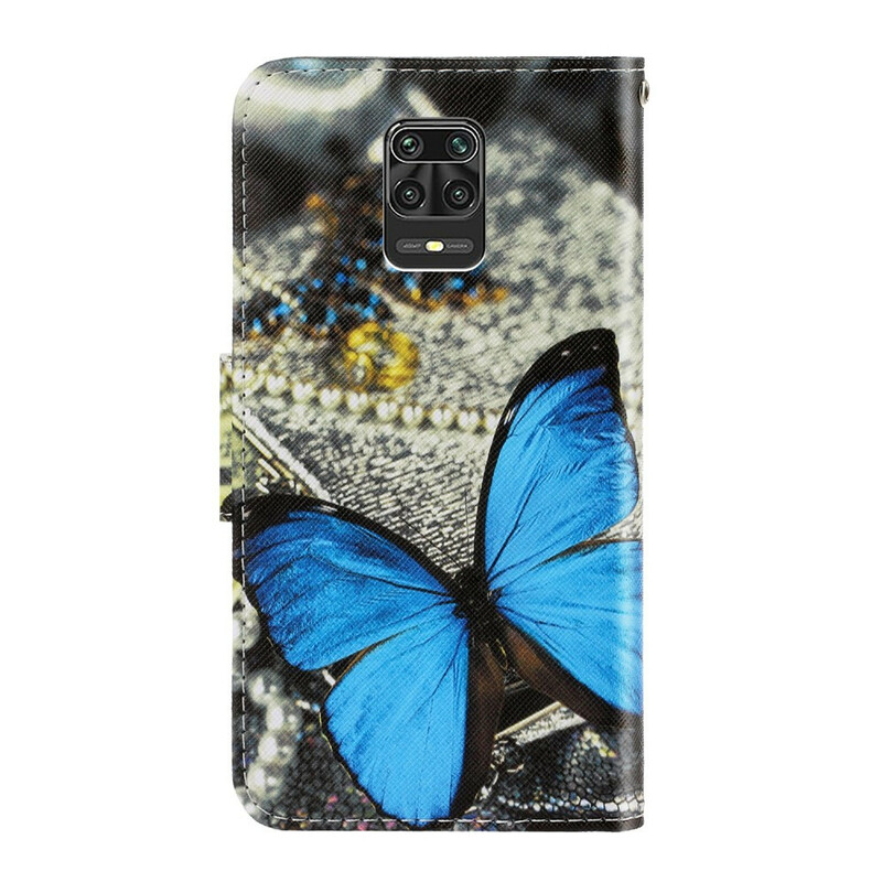 Xiaomi Redmi Note 9 Pro Custodia Variations Butterfly Strap