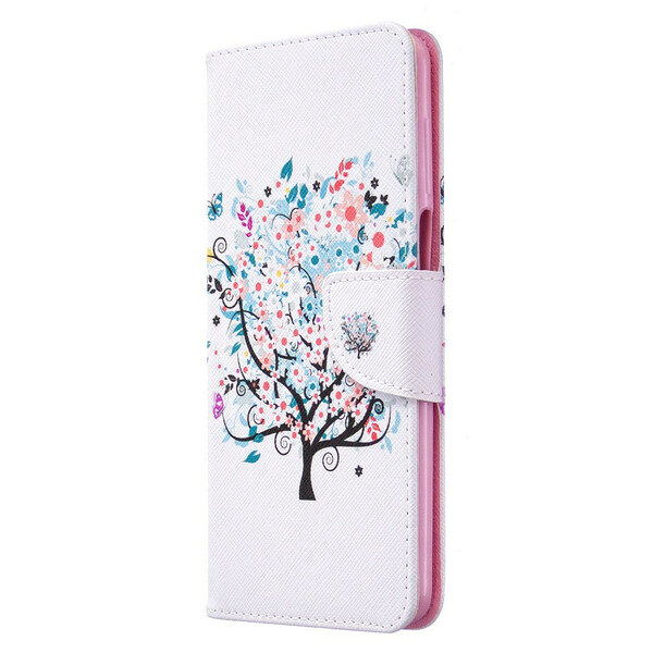 Xiaomi Redmi Note 9S / Redmi Note Pro Custodia albero fiorito