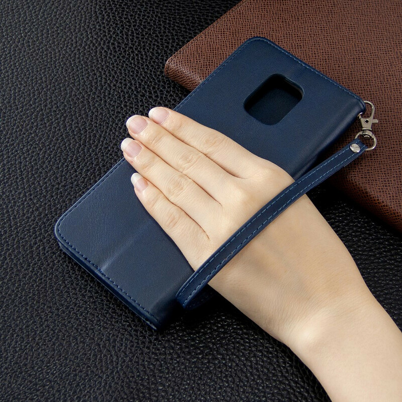 Xiaomi Redmi Note 9S / Redmi Note 9 Pro Custodia in pelle con cinturino
