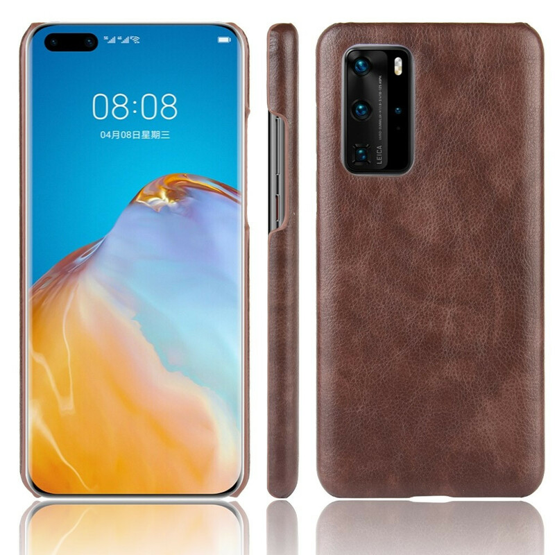 Huawei P40 Pro Cover Pelle Effetto Litchi Prestazioni