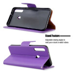 Custodia Huawei P40 Lite E Litchi Patta obliqua