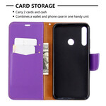 Custodia Huawei P40 Lite E Litchi Patta obliqua