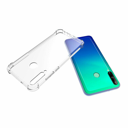 Huawei P40 Lite E Guscio trasparente con angoli rinforzati
