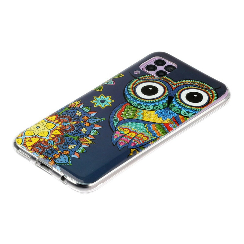 Custodia Huawei P40 Lite Owl Fluorescente