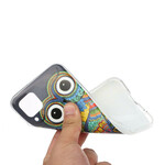 Custodia Huawei P40 Lite Owl Fluorescente
