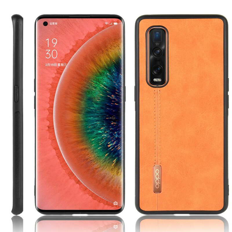 Oppo Find X2 Pro Custodia effetto pelle