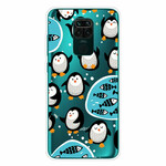 Xiaomi Redmi Note 9 Custodia pinguini e pesci