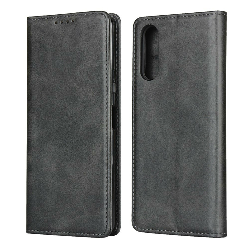 Flip Cover Sony Xperia 10 II Elegance in pelle