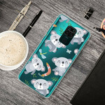 Custodia Xiaomi Redmi Note 9 Small Pandas Grey