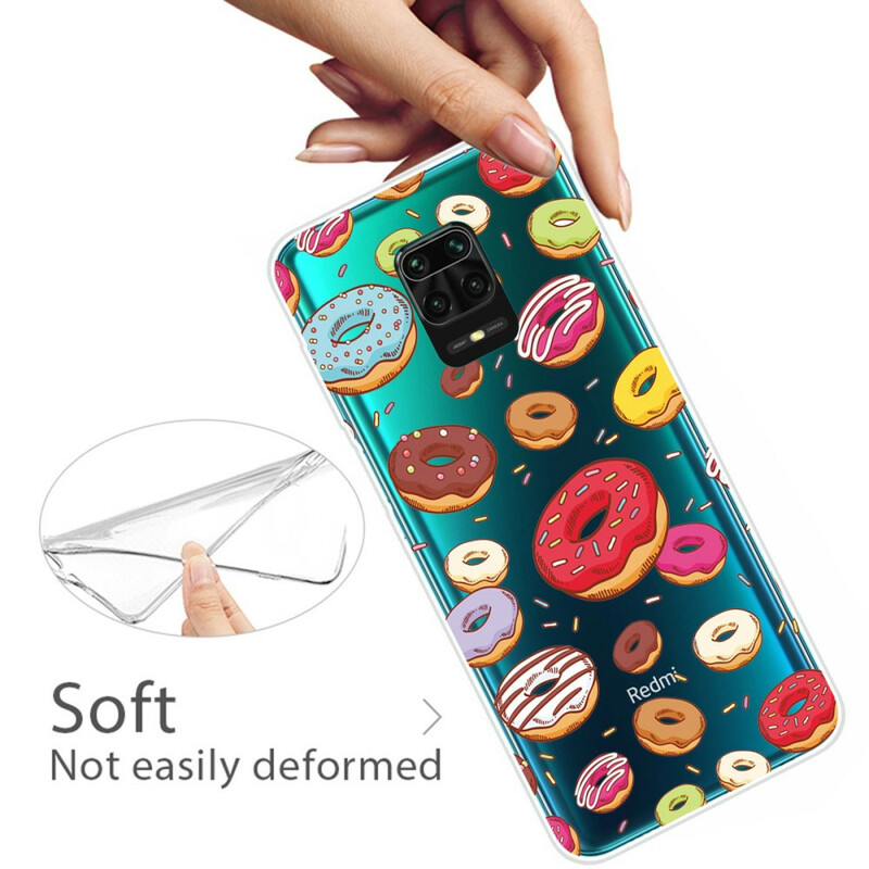 Xiaomi Redmi Note 9S / Redmi Note 9 Pro Custodia Love Donuts