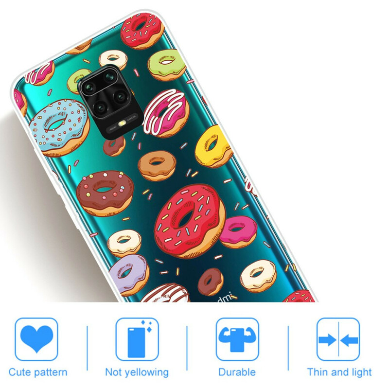 Xiaomi Redmi Note 9S / Redmi Note 9 Pro Custodia Love Donuts