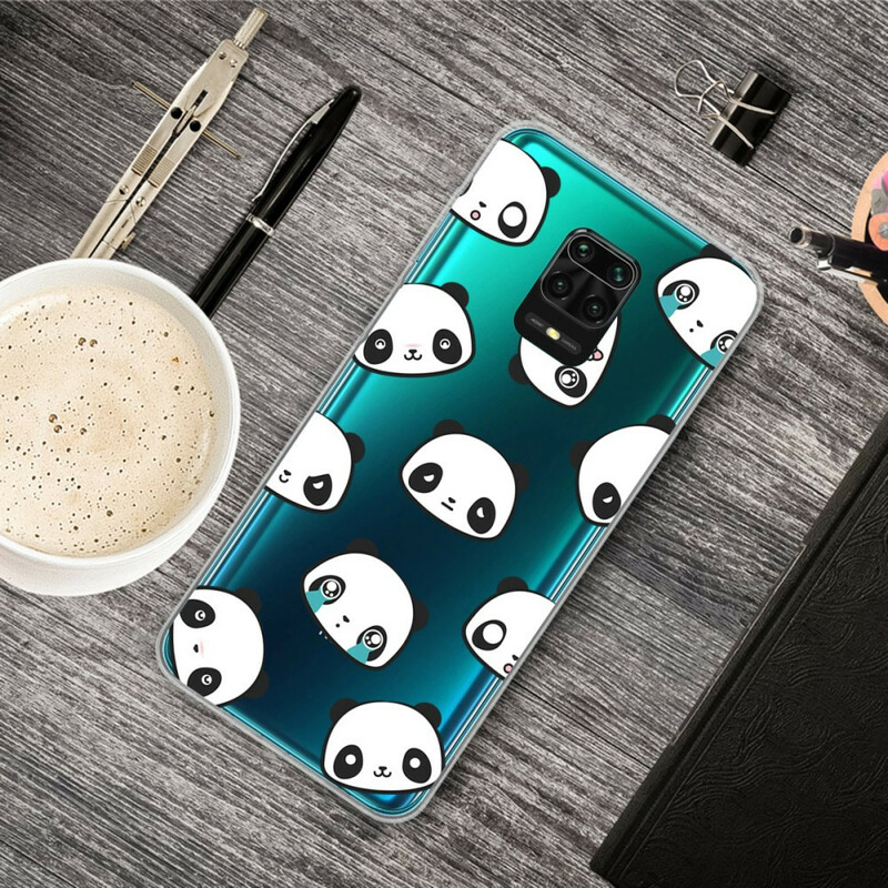 Xiaomi Redmi Note 9S / Redmi Note 9 Pro Custodia Sentimental Pandas