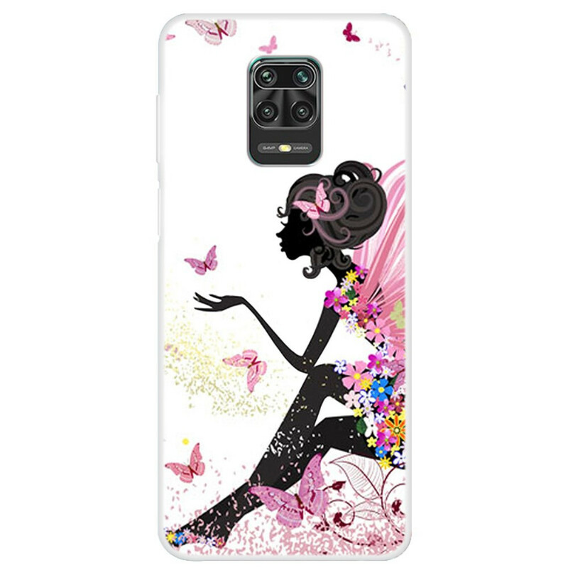 Xiaomi Redmi Note 9S / Redmi Note 9 Pro Custodia Butterfly Lady